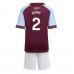 Aston Villa Matty Cash #2 Barnkläder Hemma matchtröja till baby 2025-26 Kortärmad (+ Korta byxor) Billigt